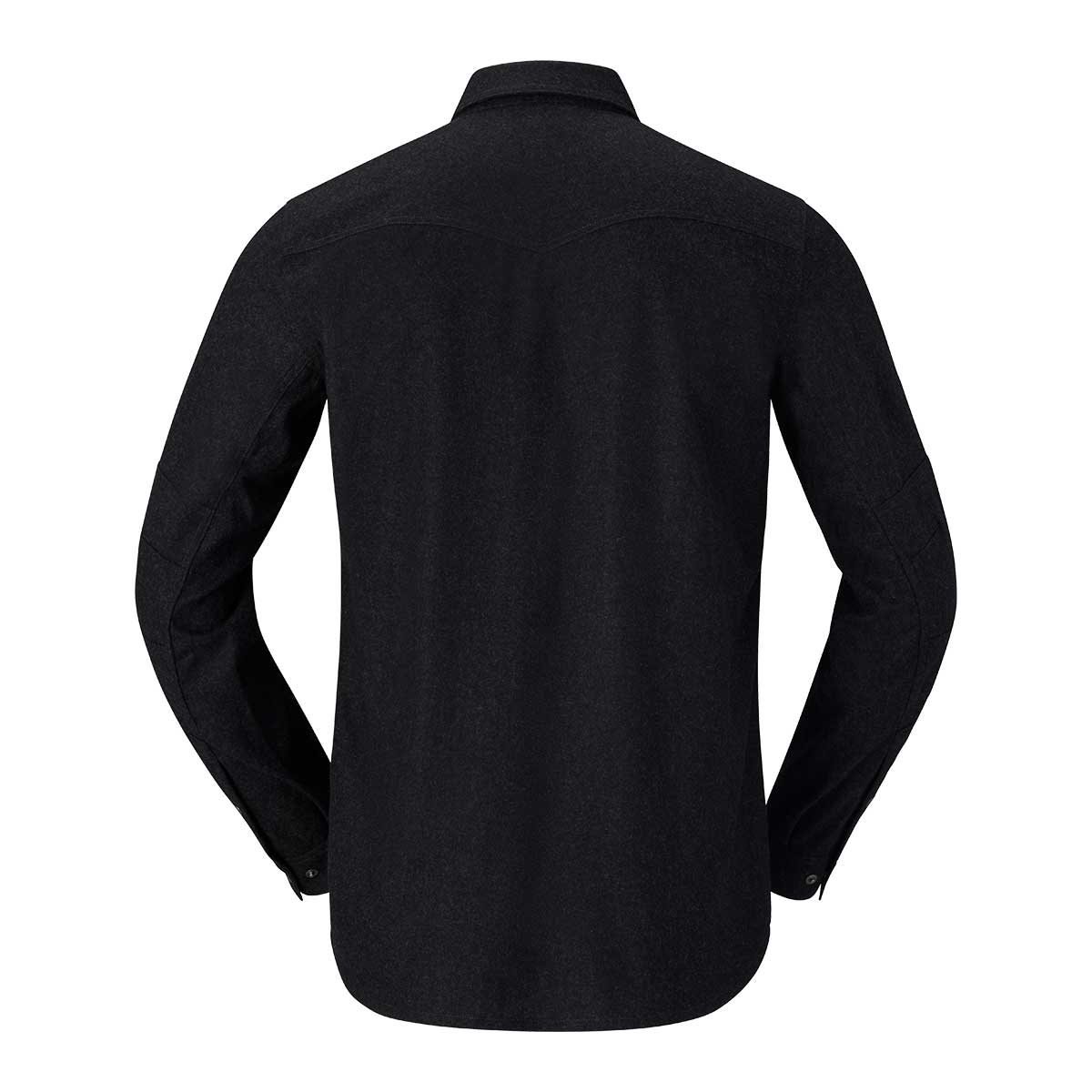 Norrona Tamok Wool Plain Shirt Men's in Caviar Melange